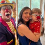 Jankee Parekh Instagram - Went from Holy to Hooligans in 46 seconds with #SufiAndJokerBhaiya ❤️ Sufi is obsessed with Jokers & Clowns and that’s only to put it mildly. It’s everything he dreams off and lives on currently. To watch him go absolute bonkers last evening was like being on a roller coster of emotions and we still feel hung over 😃