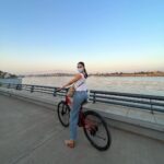 Janki Bodiwala Instagram - Heading towards a great weekend on #mybycycle with my #favbasketbag 🚲