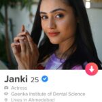 Janki Bodiwala Instagram - Well ...This is my current Tinder profile picture I think I really need to change it🤔 can y'all help me decide?😬 swipe ⏩and comment your vote! @tinder_india #tindergujarat . Pictures by @aanandshukla 📸 #precommittedpost Campaign managed by @fatctalents