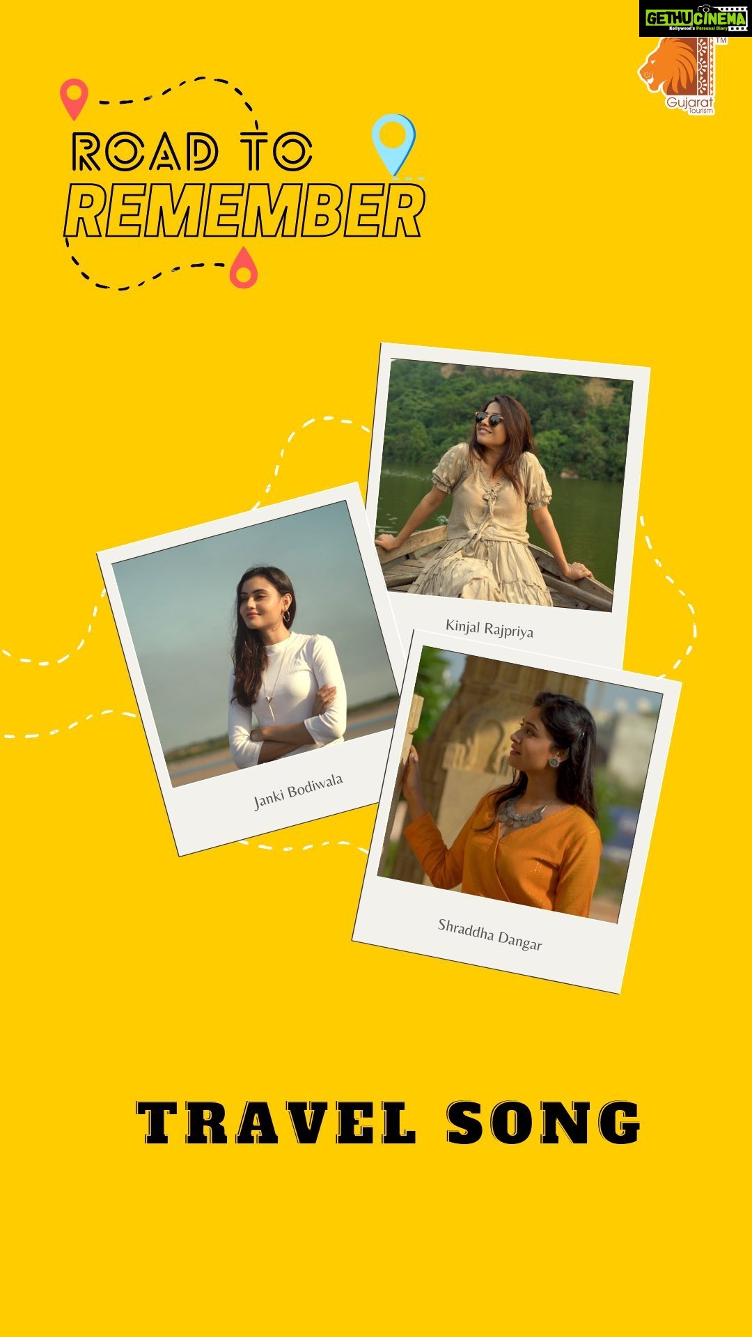Janki Bodiwala Instagram - No matter which destination we're traveling to, a road trip is incomplete without good music. So presenting, a brand new Gujarati travel song loaded with tons of happy and joyous moments ❤️ @GujaratTourism . . . #GujaratTourism #GoSoloGujarat #JankiBodiwala #KinjalRajpriya #ShraddhaDangar #Gujarat #Gujarati #ExploreGujarat #GarviGujarat #GujaratDiaries #RoadTravel #SoloTraveller #IndiaTourism #IndianTravelGram #AmazingIndia Campaign by @gujarattourism Team @rangbyvarun @deval1310 @fatctalents @nisharmansuri @theartclump @mehupraja @aaditya_trivedi95 @hiren_edit @hitesh_paunikar @avinash237 @himanshu.sanghavi_official @avanisoni18