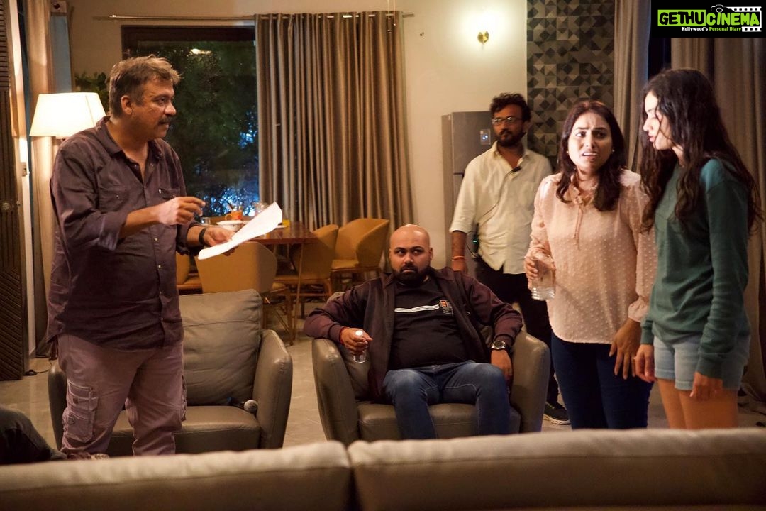 Janki Bodiwala Instagram - Prep’s before scene #vash in cinemas near you🫣