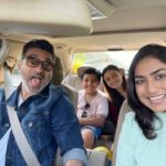 Janki Bodiwala Instagram – Happy family 😀….until …….????watch VASH to know more👻 film in cinemas near you