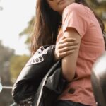 Janki Bodiwala Instagram - #RoyalEnfield, #PureMotorcycling, #Classic350, #collab #Reels, #Trending Shot by @aanandshukla Managed by @fatctalents