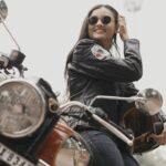 Janki Bodiwala Instagram – A truly Classic beginning to the new year.

#RoyalEnfield, #PureMotorcycling, #classic350 #collab #reels #Trending

Shot by @aanandshukla 
Manageby @fatctalents