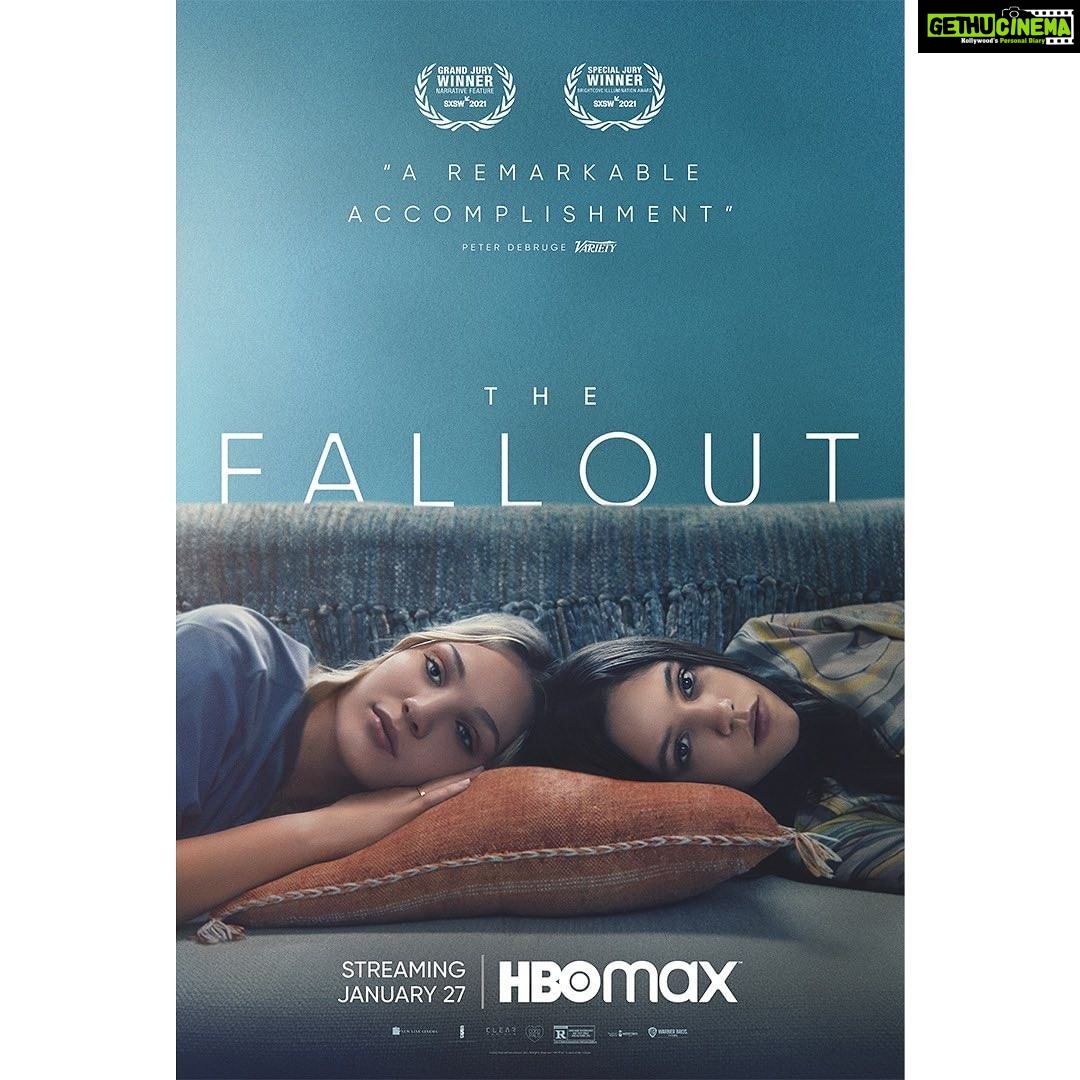 Jenna Ortega Instagram - Nothing will ever be the same. Proud to work with @MaddieZiegler in @Megan_Park’s directorial debut, featuring original music by @FINNEAS. #TheFallout is streaming exclusively on @HBOMax on January 27.