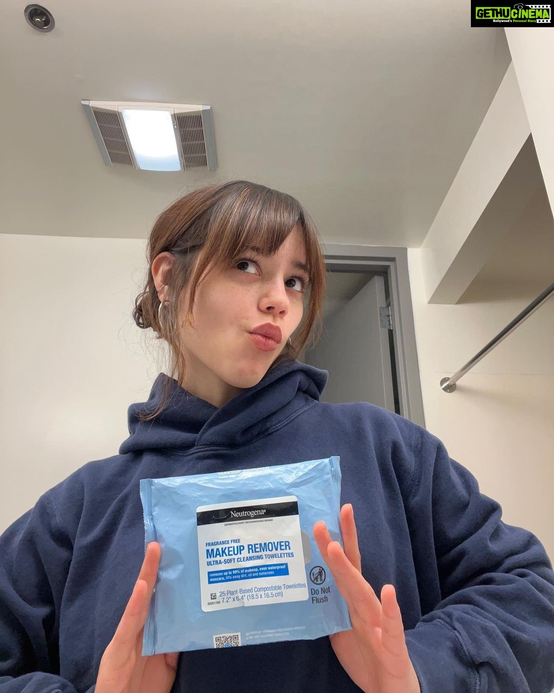 Jenna Ortega - 8.5 Million Likes - Without fail @neutrogena #makeupremovewipes #neutrogenapartner