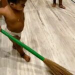 Jhilik Bhattacharjee Instagram – Diwali safai 🤣🤣😄😄😃😃
Manny Banny are on duty 😂😂💗💗