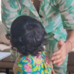 Jhilik Bhattacharjee Instagram - Dear Daddy This lady keep changing our outfits and taking 100 pictures of us a day please come home from work asap 💗 Your's Manny Banny 👸 👸