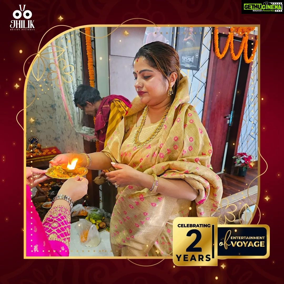 Jhilik Bhattacharjee Instagram - Blazing Trails of Bliss, Igniting 2 Entertaining Years with Sparkling Joy! šš Gratitude fills our hearts for the wonderful souls who graced us with their presence.Your presence made this occasion shine brighter.šā¤ļø #2ndanniversary #2years #celebration #anniversary #odiafilms #odiareels #odiamovie #odiasong #ollywood #Odisha #jhilikbhattacharjee #jhilikmotionpictures