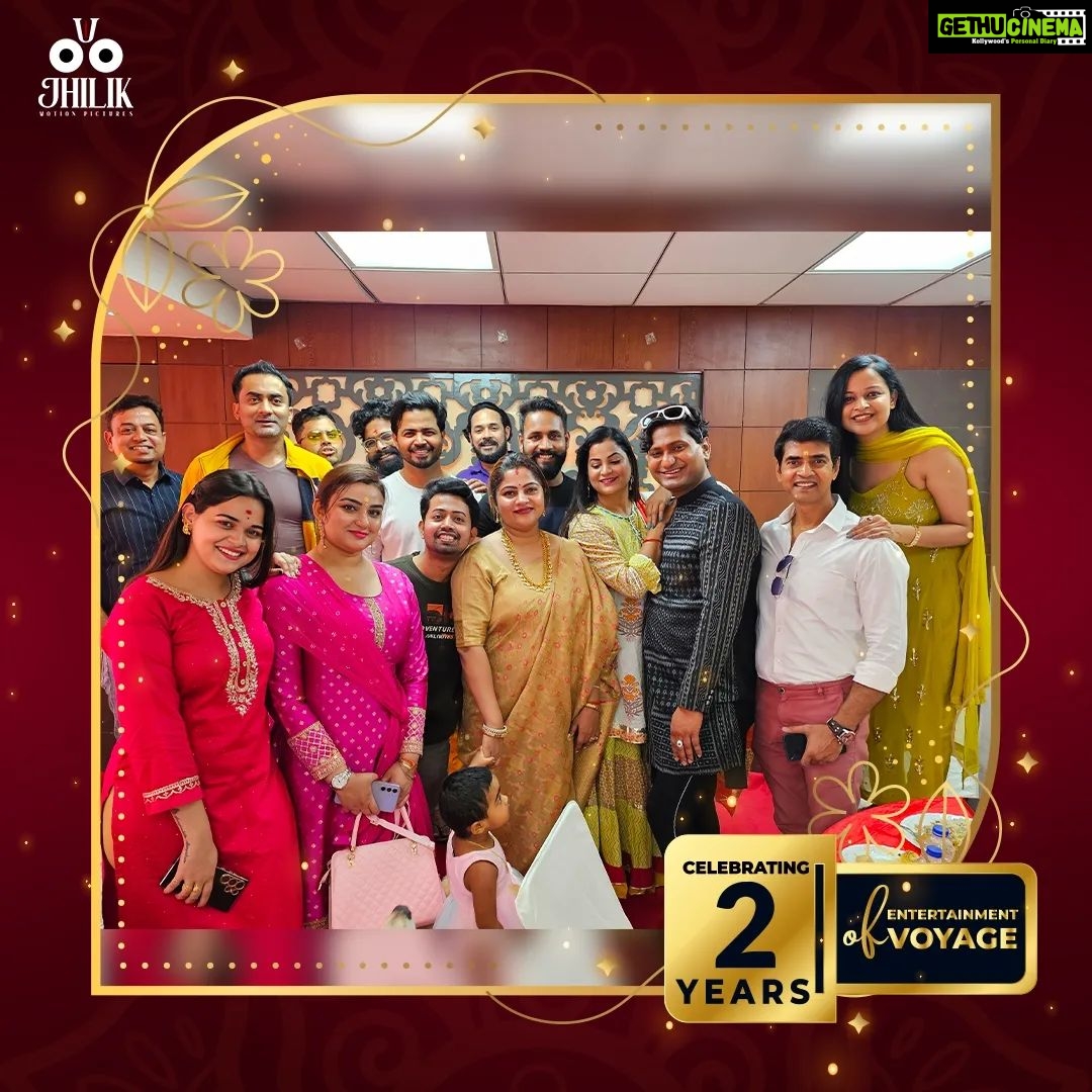 Jhilik Bhattacharjee Instagram - Blazing Trails of Bliss, Igniting 2 Entertaining Years with Sparkling Joy! šš Gratitude fills our hearts for the wonderful souls who graced us with their presence.Your presence made this occasion shine brighter.šā¤ļø #2ndanniversary #2years #celebration #anniversary #odiafilms #odiareels #odiamovie #odiasong #ollywood #Odisha #jhilikbhattacharjee #jhilikmotionpictures