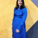 Jinal Belani Instagram - 💙 All Smiles 💙 💙Cause we are in Third week 💙 #bhagwanbachave 👗- @kinjal.prajapati136 @valleygirl_clotthing_bykinjal 📸 - @sneak.peekssss At @frizbee.sbr