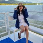 Jinal Belani Instagram - Am I smiling or Am I smiling? 🤍 @sunloverreefcruises #cairns #moorereef #sunlovercruises #greatbarrierreef Great Barrier Reef