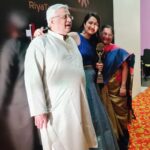 Jinal Belani Instagram – Last night was Special.
We named our production house ‘Valmiki Pictures’, as there is a saying that ‘Maa Saraswati’ sits on the Kalam (Pen) of Saint Valmiki.
We wanted the same blessings of Maa Saraswati with us and we wanted the reflection of that energy in whatever we create.
Our first creation, Tikkhi Mitthi Life, won two awards yesterday. Screenplay of the year – yours truly (Jhinal Belani)
And
Best debut – @bhaumiksampat
We were nominated for other three categories.
We started with the very small production, but our efforts were honest.
Thank you to the whole team of #tikkhimitthilife and our industry friends, who stood by me when I wanted their help while making this film and later too, for other film and series that we made; on each and every step family and friends were there to support.
I am indebted. 🙏🏻
@vaibhavkerlekar @tapanvyas @muni.jha @rakeshhsoni @bhavesh_shah_keys @ragi_jani @vaishakhratanben @jignesh_modi999 @cityshorahmedabad @dipakshekhar @kunj_dilse @bhumirajaaryan @dhanrajtirkar_photography @bhumika_mojidra @kush_anand_official @crazyboyzentertainment @gifaofficial
Wardrobe – @disha_vadgama @dvfashionstudio 💕
Jewellery – @stylebydevang 💕