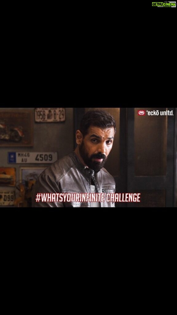 John Abraham Instagram - Brace yourself for the #WhatsYourInfinite Challenge. Win an all expenses paid Bike Ride to Spiti valley with Ecko’s latest AW Collection for free! The rules are simple: Step 1 - Share a photo or video with your definition of ‘Infinite’ Step 2 - Post it on your handle using #WhatsYourInfinite Step 3 - Tag & follow @eckounltdindia Show us your unique style, your passion, and your infinite creativity! Get. Set. Go. T&C apply. (Refer to the link in bio) #Ecko #EckoUnltd #WeAreUnltd #WhatsYourInfinite Challenge #Contest #ContestAlert #AW’23 #AutumnWinter #WorldFamousRhinoBrand #Streetwear #StreetFashion