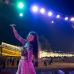 Jolly Rathod Instagram – The epic night that was yesterday!!!🩷✨
#Day5..
Loved the energy at Alphonso Party Plot..
📸 : @tanmaybhavsar_photography 

Wearing : @jinals_couture 
Muah : @divya_makeover_27 
Styled by : @stylebystutea Ahmedabad, India