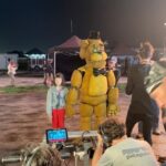 Josh Hutcherson Instagram - I’m beyond happy and proud of @fnafmovie and the whole team behind bringing it to life!! Thank you all for watching this maddness and giving it so much love❤️here’s some moments from the shoot