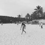 Jovika vijaykumar Instagram – A game of catch is what’s happening Baga Beach, Goa