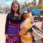 Jovika vijaykumar Instagram - This sweet lady from Kerala’s name is Muthamma and she loves singing and dancing to MGR songs, she comes from a family of fishermen and works along the Vizhinjam International harbour. Vizhinjam International Seaport