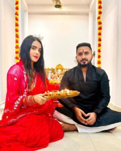 Kaavya Singh Instagram - #happydiwali 2023🧿🪔🪔