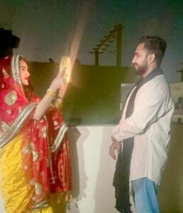 Kaavya Singh Instagram - #karwachauth #happykarwachauth #❤️