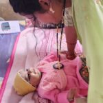 Kajal Raghwani Instagram - Mere Ghar aai ek nanhi परी 💕 छठ महापर्व ki ढेर सारी शुभकामनायें 🌿🙏 . . . On set - Yashoda Ka Nandlala ...💕😇🧿 Produced by - @singhkpradeep999 Mamu ☺️
