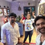 Kajal Raghwani Instagram - Triple white together 🧿☘️♾️ Dubbing start :~ { Ek Din Ki Saas } @jay_yadav_actor & @manjulthakurofficial sir