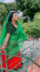 Kajal Yadav Instagram - #goodmorning #bhojpuri #reels #kajalyadav 💚😇