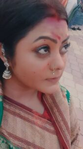 Kajal Yadav Instagram - On set " PINJRA " 🎬
#kajalyadav ♥️
#bhojpuri