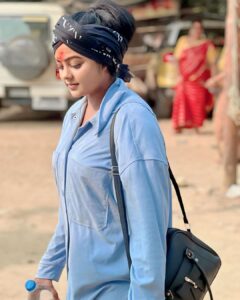 Kajal Yadav Instagram - #jaimahakal 👏 
#kajalyadav 
#goodmorning 
#instagram