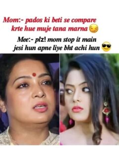 Kajal Yadav Instagram - Mom v/s daughter hahaha! 😁😂
.
..@kajalyadav_ky @maya.yadav_offical #kløver #kajalyadav #weloveyoukajalyadav #werewithyoukajal #istandwithkajal #instagood #differentpost #viral #vs #momanddaughter #instadaily #instagram #newpost #onlykajukaaashiq