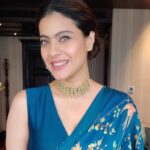 Kajol Instagram - Simplicity may be key, but who can resist a royal hue? #FourthDayOfNavratri