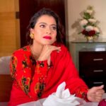 Kajol Instagram - Red is the color that proves miracles can happen in a wardrobe! #thirddayofnavratri
