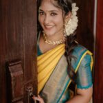 Kalyani Anil Instagram - ✨💛 📸 @travancoreads @jithuthampifm 🎨 @momentssbyelementricx Location @mollyskovalam