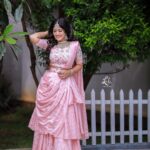 Kalyani Anil Instagram - 🌙💕🌚 👗 @deepoodesigners.in 💄 @makeover.by.salini 📸 @_lalu_photography_ Trivandrum, India