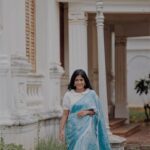 Kalyani Anil Instagram - Hey Rama🦋🥹 👗 @geesahh_designs ❤️🥹 💄 @brides_of_deepthi 📸 @travancoreads @jithuthampifm #seetaramam #reelkarofeelkaro #reelinstagram #trendingreels #seetha #viral