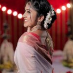Kalyani Anil Instagram - 🤍🌺🌙 Saree @sreelakshanyaa 📸 @travancoreads @jithuthampifm