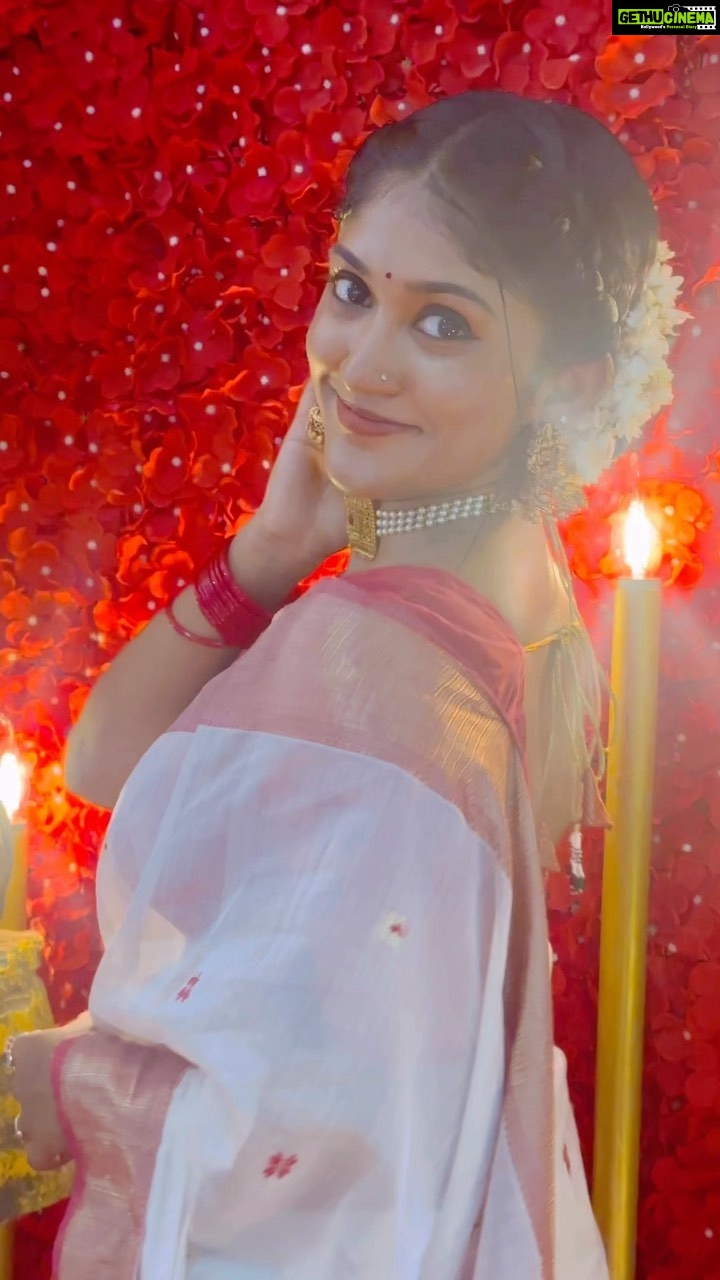 Kalyani Anil Instagram - South Indian Barbie….❤️😉 Saree @sreelakshanyaa Earings @canisaperidot 📸 @vaishnavi_gopan__ 🫶🏻 Makeup and styling by me🫣 #barbie #reelkarofeelkaro #reelitfeelit #saree #traditional #trending #viral #trend
