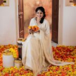 Kalyani Anil Instagram - 🌼✨ Onam series -1🌼 Simple and elegant accessories from @tanvy_collections 📸 @jithuthampifm @travancoreads