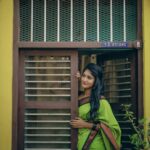 Kalyani Anil Instagram - Lost is a lovely place to find yourself✨ Saree @ishvari.womens.world Blouse @geesahh_designs 📸 @talesbyaravind 💄 @brides_of_deepthi 🎨 @momentssbyelementricx