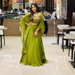 Kalyani Anil Instagram - Day 2 @siimawards ♥️✨ 👗 @aalaadesigners Ornaments @blushingtone_rentals Makeup and styling by me😌 📸 @deepthi8934 Dubai, United Arab Emirates