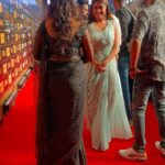 Kalyani Anil Instagram - Siima Awards 2023 🖤✨ #siimawards2023 Saree @geesahh_designs Jewellery @blushingtone_rentals Makeup @abeeha_mamoon #siimaawards #dubai Dubai, United Arab Emirates