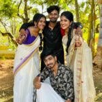 Kalyani Anil Instagram - IVANONAM’23🌼Final Year Onam. Putting an end to onam post🌺🌼 #marivanious Mar Ivanios College