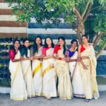 Kalyani Anil Instagram - IVANONAM’23🌼Final Year Onam. Putting an end to onam post🌺🌼 #marivanious Mar Ivanios College