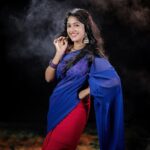 Kalyani Anil Instagram – Jumkha ❤️‍🔥
Earings @pretty.jewelbox 
📸 @travancoreads @jithuthampifm 
Saree @geesahh_designs