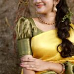 Kalyani Anil Instagram - Raja Raja Rani 👸 Earings @canisaperidot 📸 @maheshms__ #saree #reelkarofeelkaro #reelitfeelit #instagram #songs #trend #viral