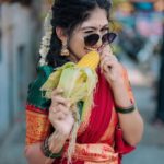 Kalyani Anil Instagram - 😎🌽 📸 @jithuthampifm @travancoreads 💄 @brides_of_deepthi Earings @canisaperidot