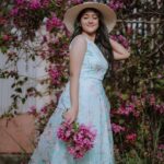 Kalyani Anil Instagram - Bougainvillea🌸 📸 @talesbyaravind 👗 @geesahh_designs