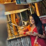 Kalyani Anil Instagram - Chai Chai…☕️ @saptharesortandspa 👗 @pranatistyles