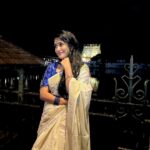 Kalyani Anil Instagram - ✨ Saree @ar_handlooms_kuthampully 📸 @sonu_.sajeev 😘 #trivandrum #padmanabhaswamytemple Padmanabhaswamy Temple