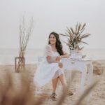 Kalyani Anil Instagram - Blessed ✨💫 Thanku for all the wishes🥹😘 📸 @jithuthampifm 👗 @geesahh_designs 💄 @brides_of_deepthi Event @nagercoil_decors
